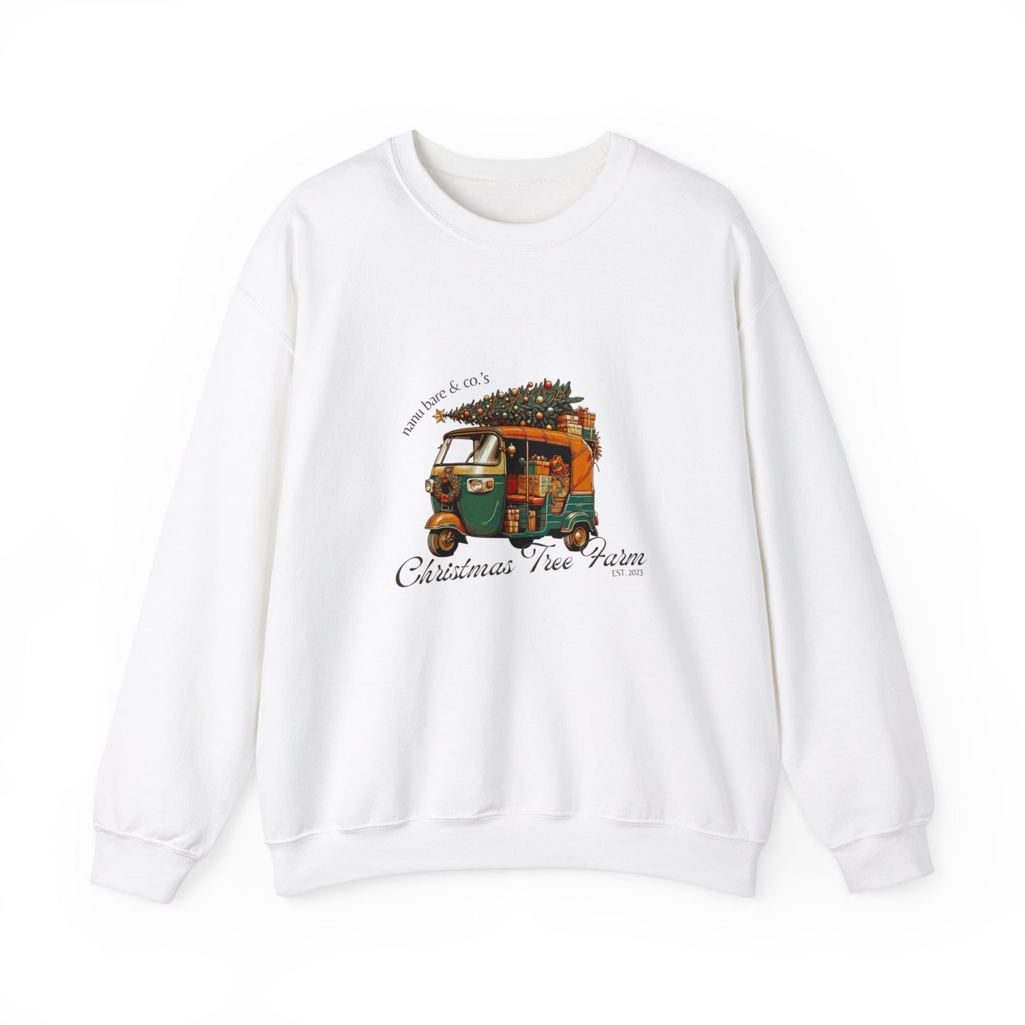 Rickshaw at the Tree Farm | Adult Sweatshirt