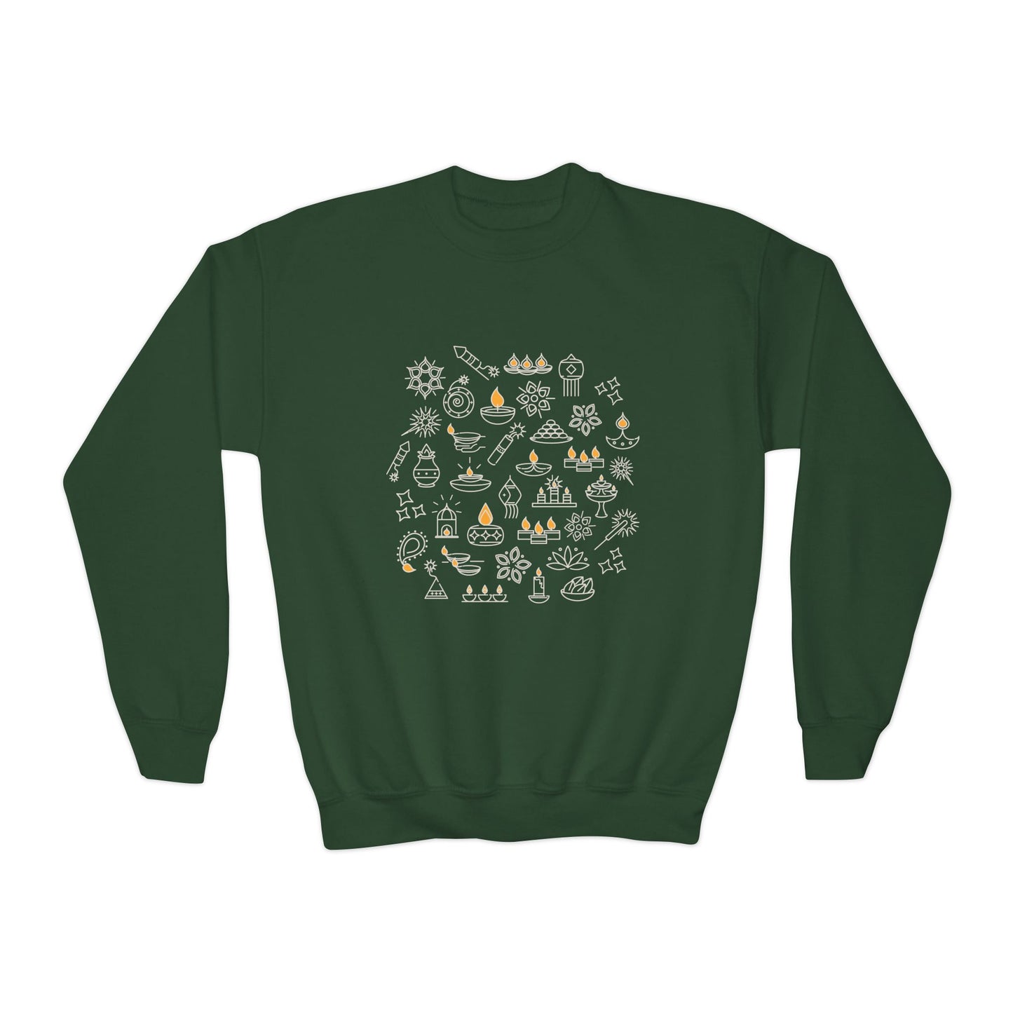 Diwali Diya | Youth Crewneck