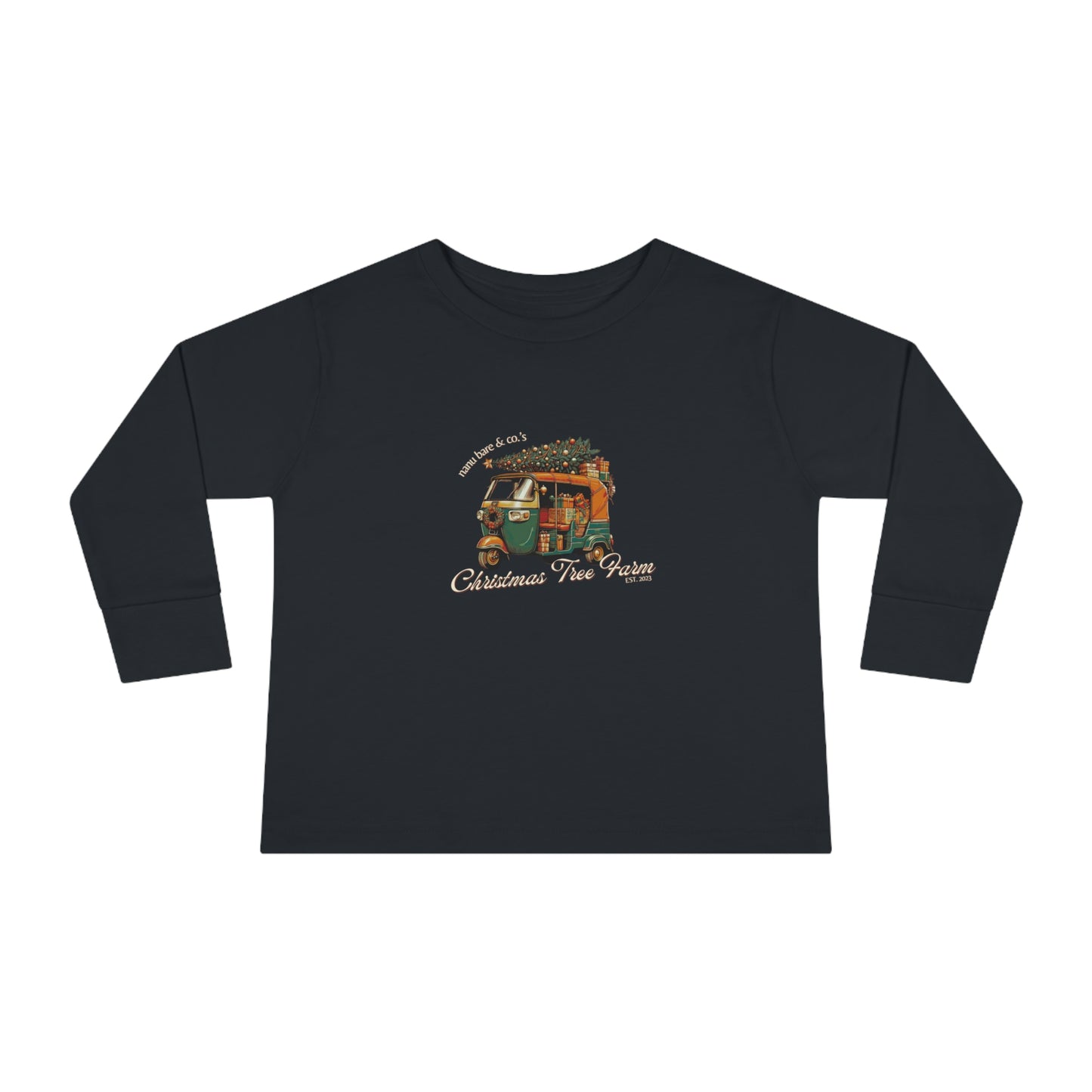 Rickshaw at the Tree Farm | Toddler Long Sleeve