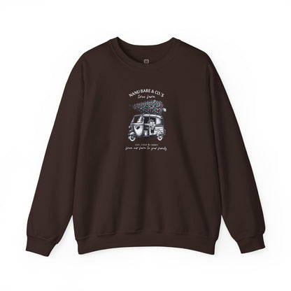 Rickshaw at the Tree Farm II | Adult Sweatshirt