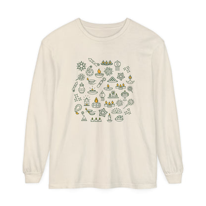 Diwali Diya | Adult Long Sleeve