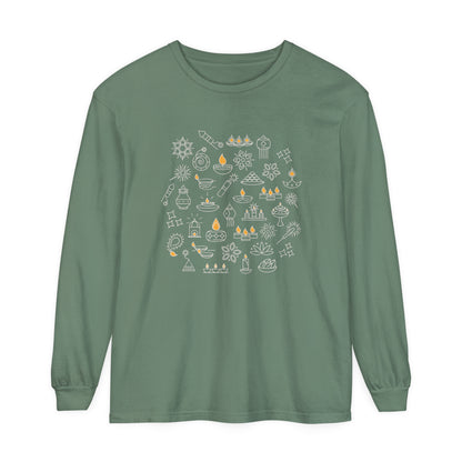 Diwali Diya | Adult Long Sleeve