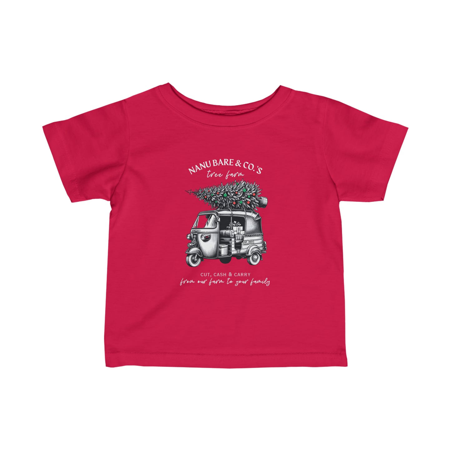 Rickshaw at the Tree Farm II | Infant Tee