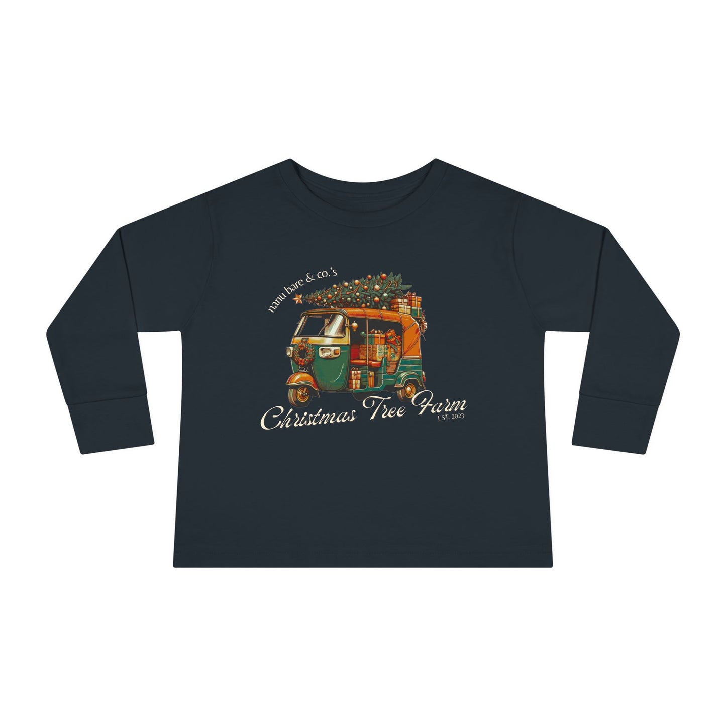 Rickshaw at the Tree Farm | Toddler Long Sleeve