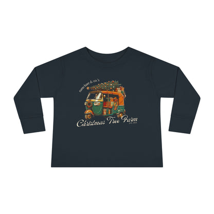 Rickshaw at the Tree Farm | Toddler Long Sleeve