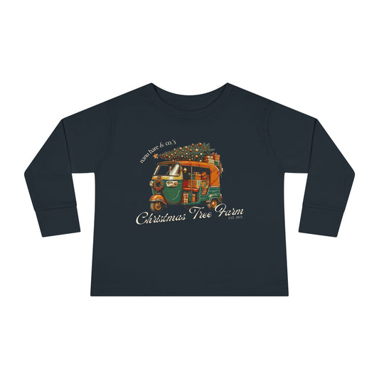 Rickshaw at the Tree Farm | Toddler Long Sleeve