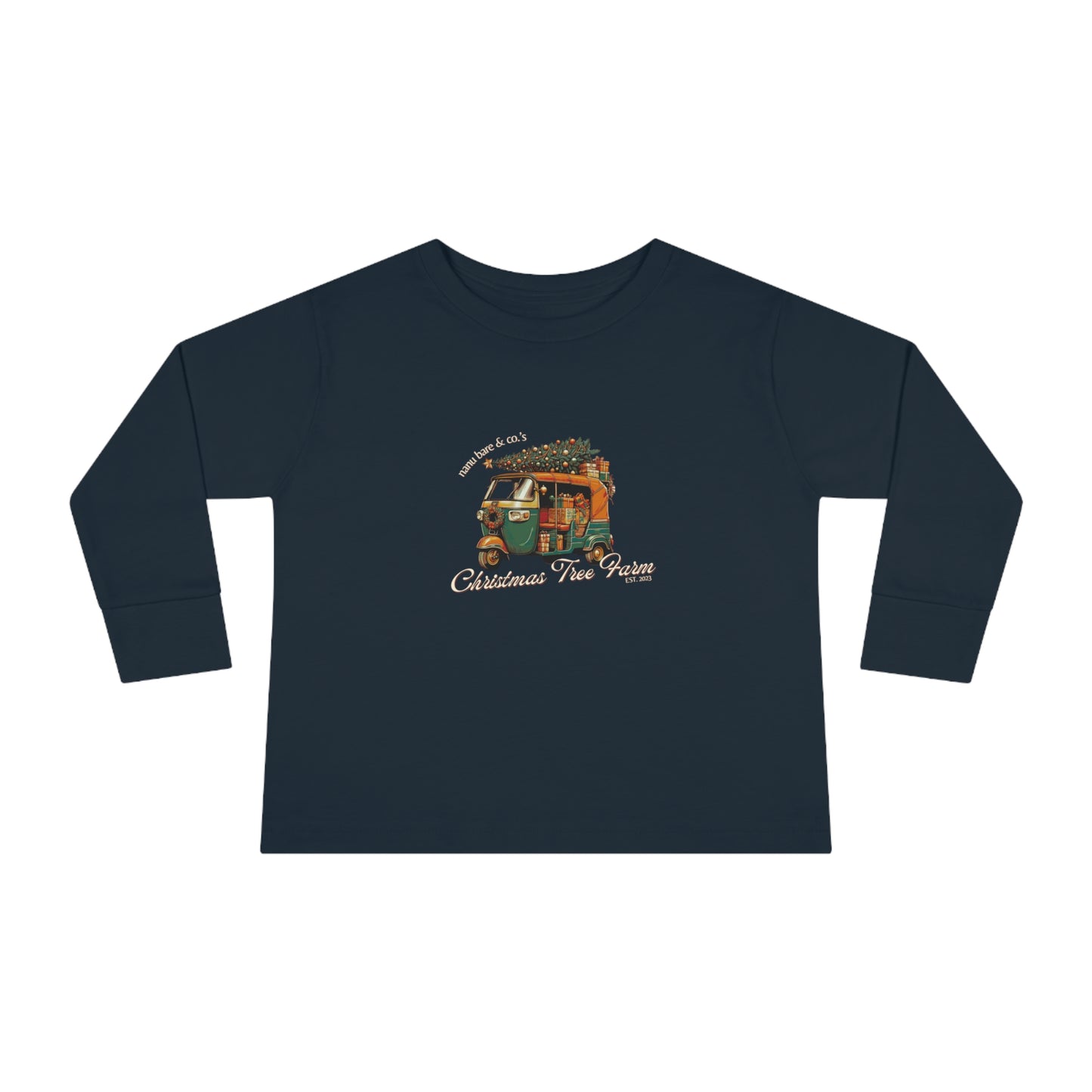 Rickshaw at the Tree Farm | Toddler Long Sleeve