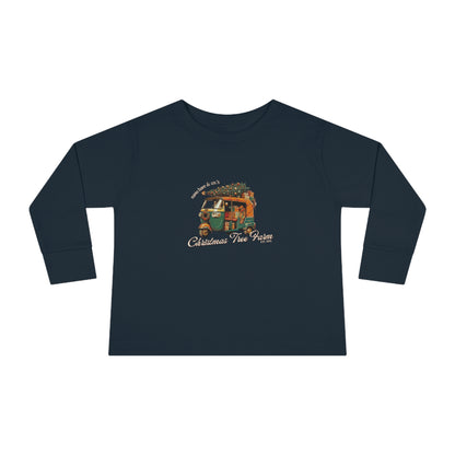 Rickshaw at the Tree Farm | Toddler Long Sleeve