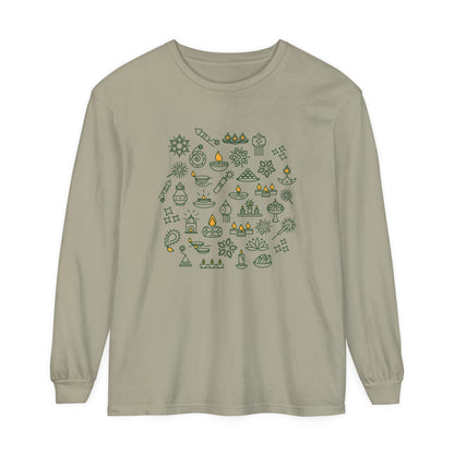 Diwali Diya | Adult Long Sleeve