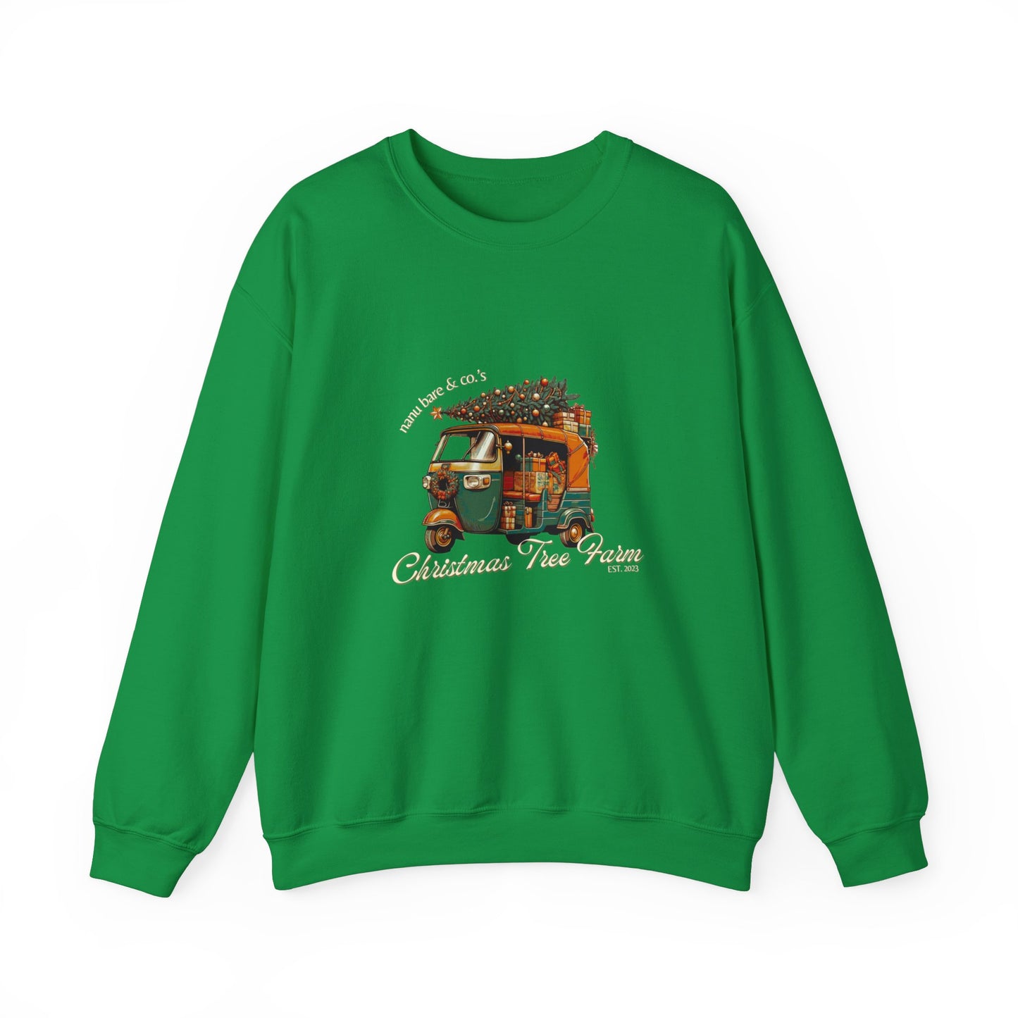 Rickshaw at the Tree Farm | Adult Sweatshirt