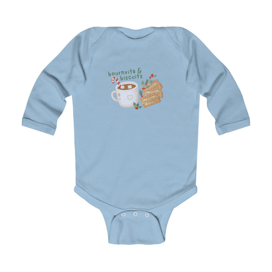 Bournvita & Biscuits | Long Sleeve Onesie