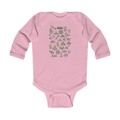 Diwali Diya | Long Sleeve Onesie