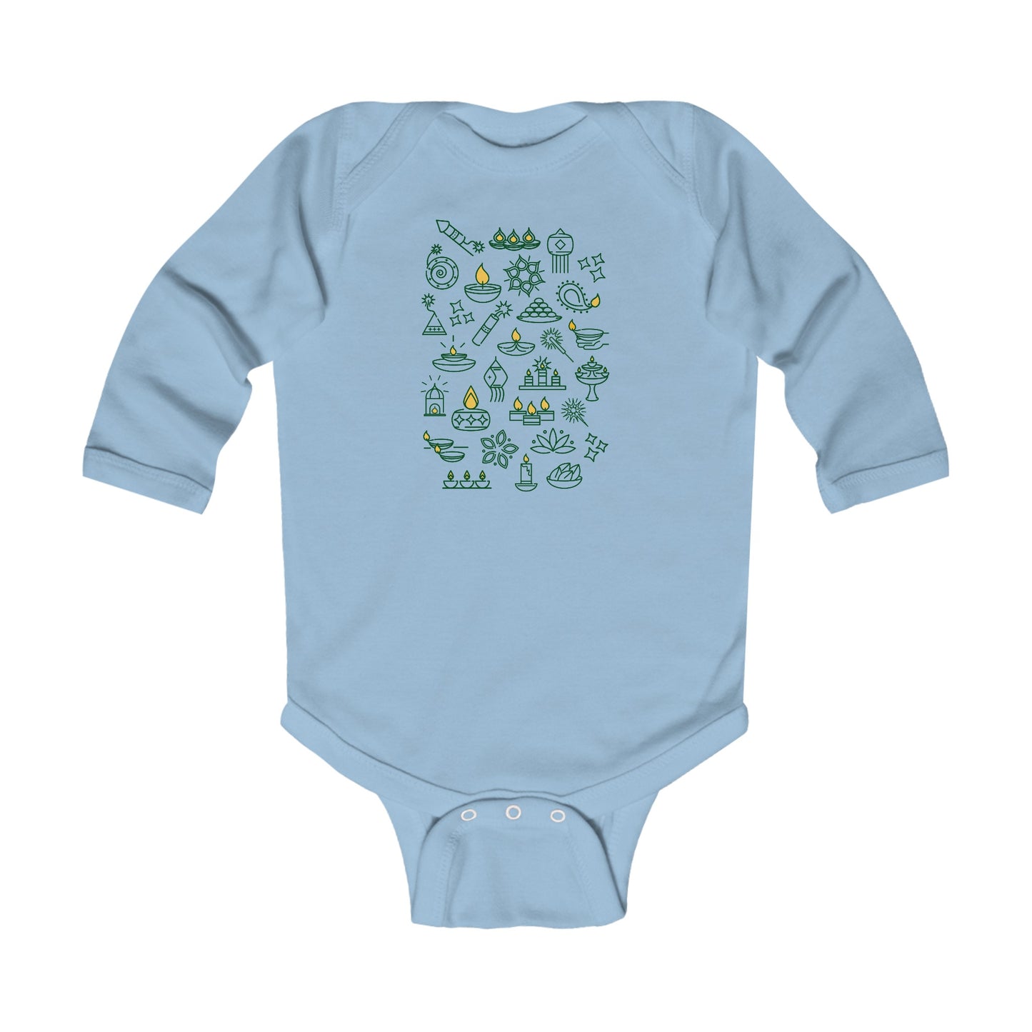 Diwali Diya | Long Sleeve Onesie