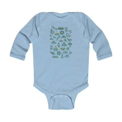 Diwali Diya | Long Sleeve Onesie