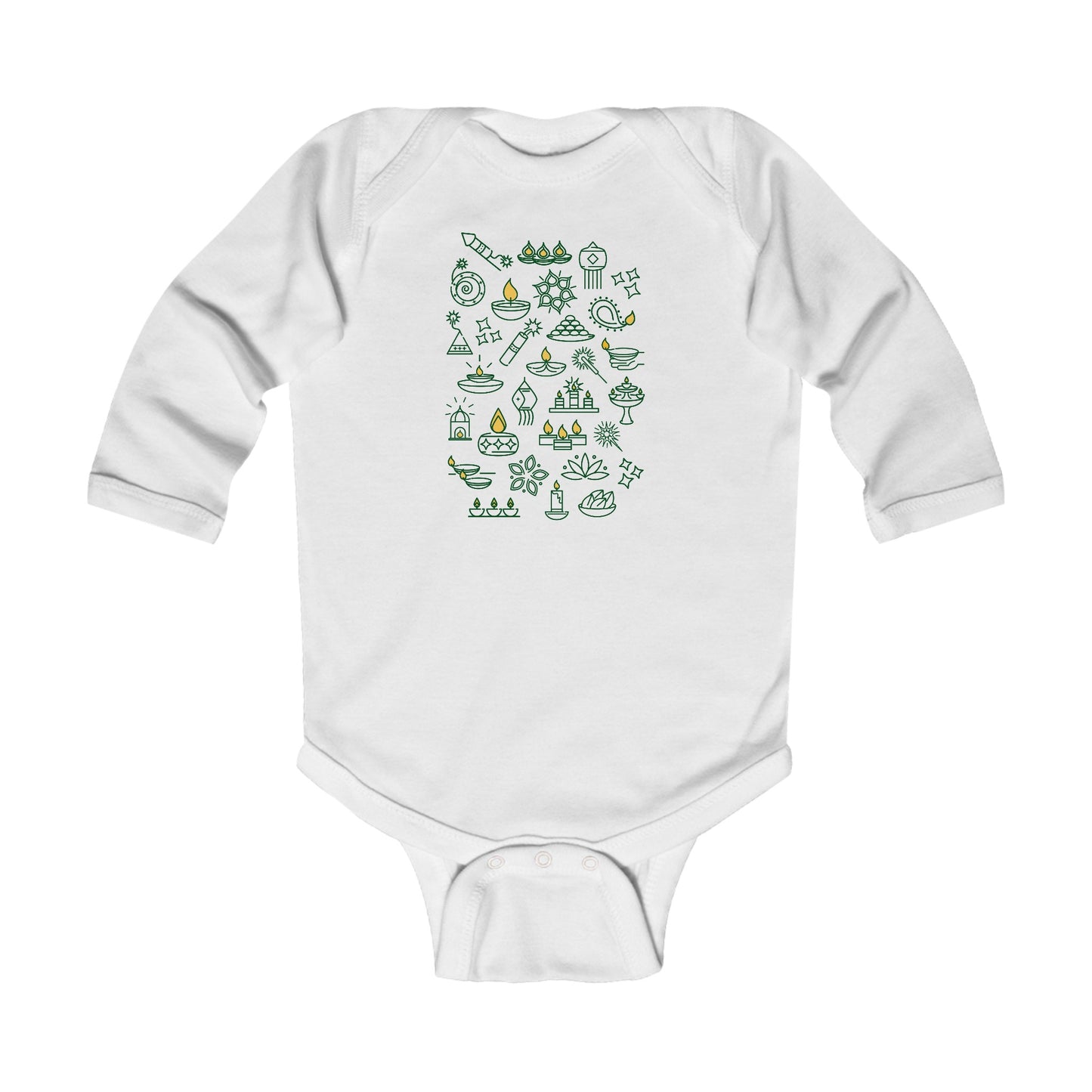 Diwali Diya | Long Sleeve Onesie