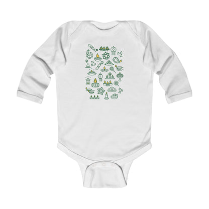 Diwali Diya | Long Sleeve Onesie