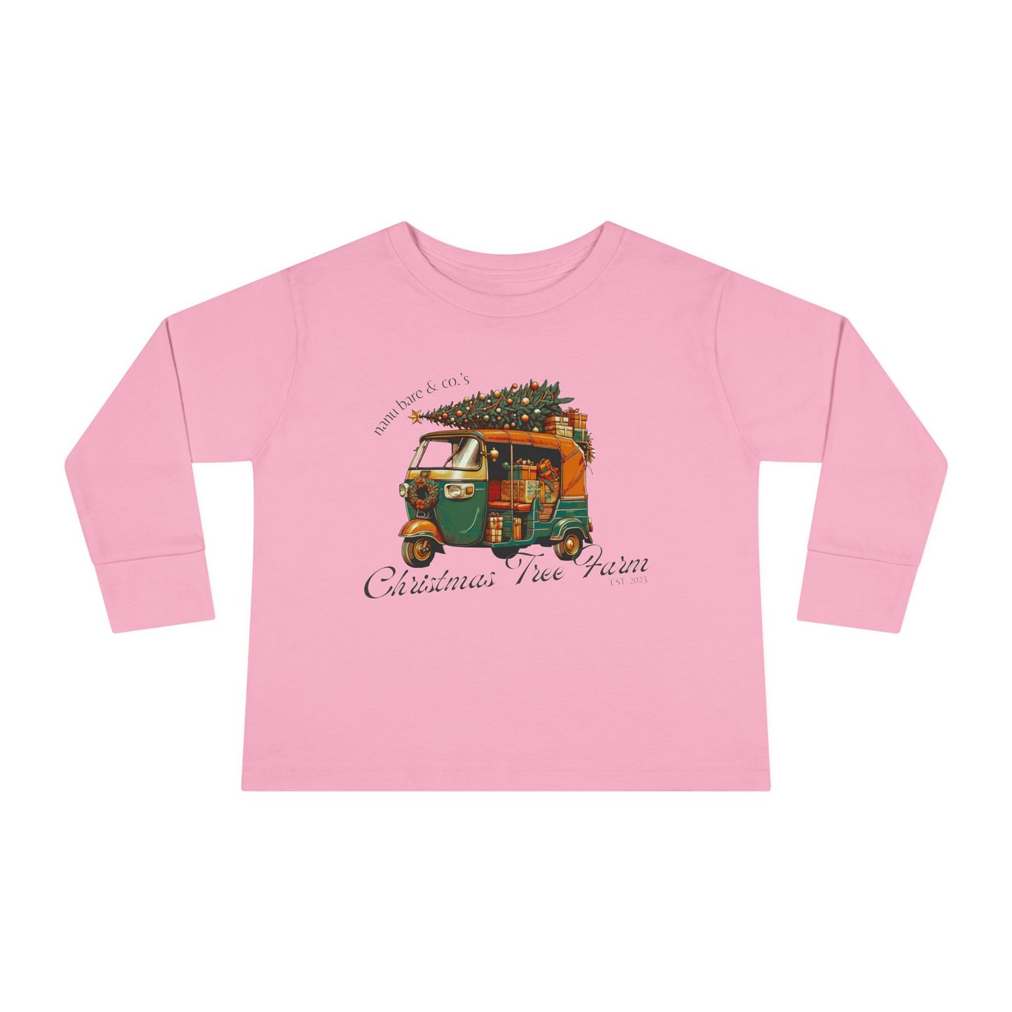 Rickshaw at the Tree Farm | Toddler Long Sleeve