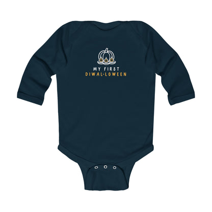 My First Diwal-loween | Long Sleeve Onesie