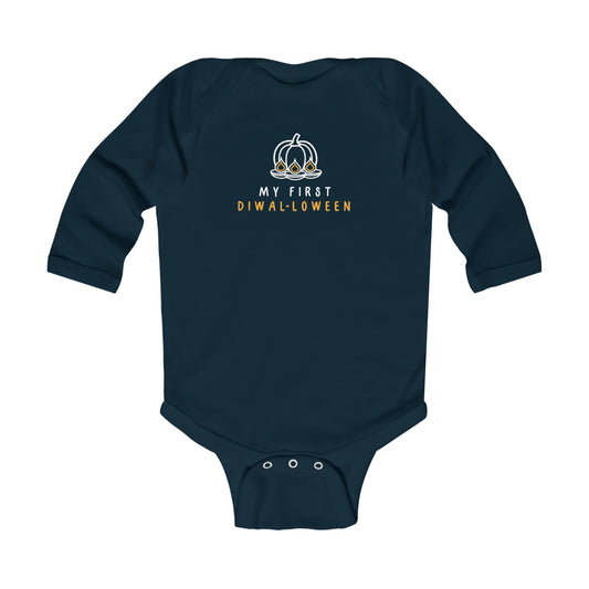 My First Diwal-loween | Long Sleeve Onesie