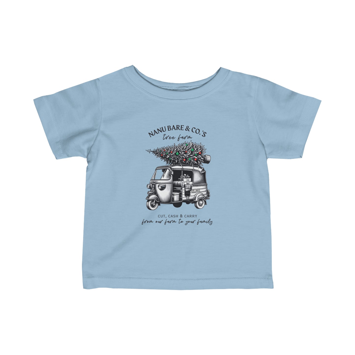 Rickshaw at the Tree Farm II | Infant Tee