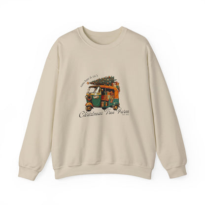 Rickshaw at the Tree Farm | Adult Sweatshirt