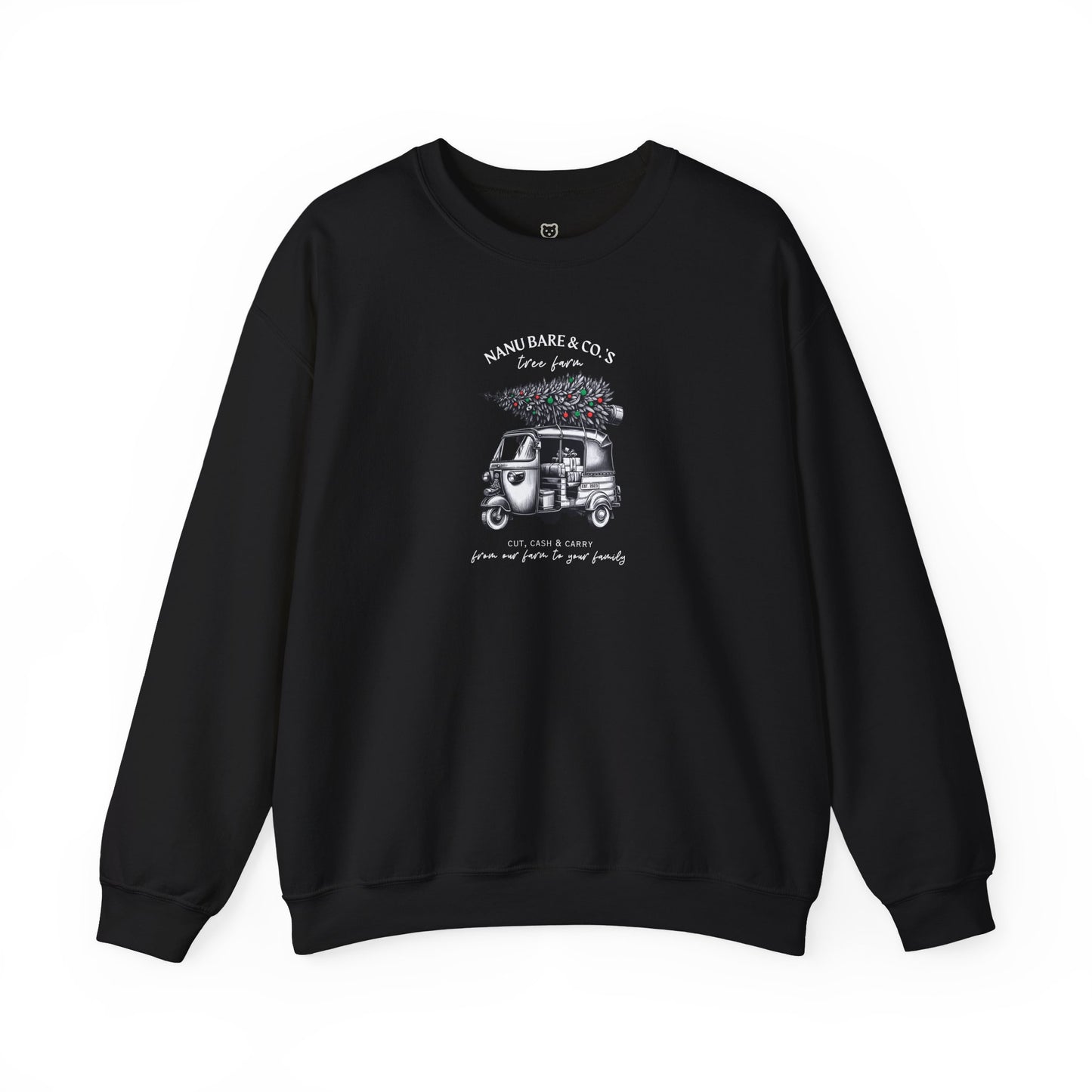 Rickshaw at the Tree Farm II | Adult Sweatshirt