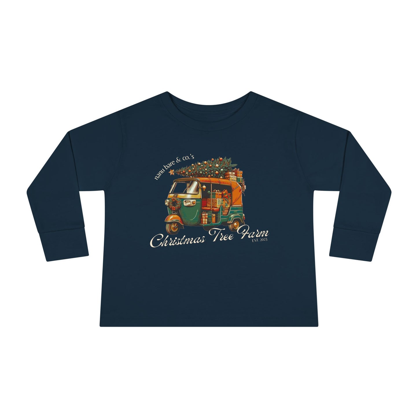 Rickshaw at the Tree Farm | Toddler Long Sleeve