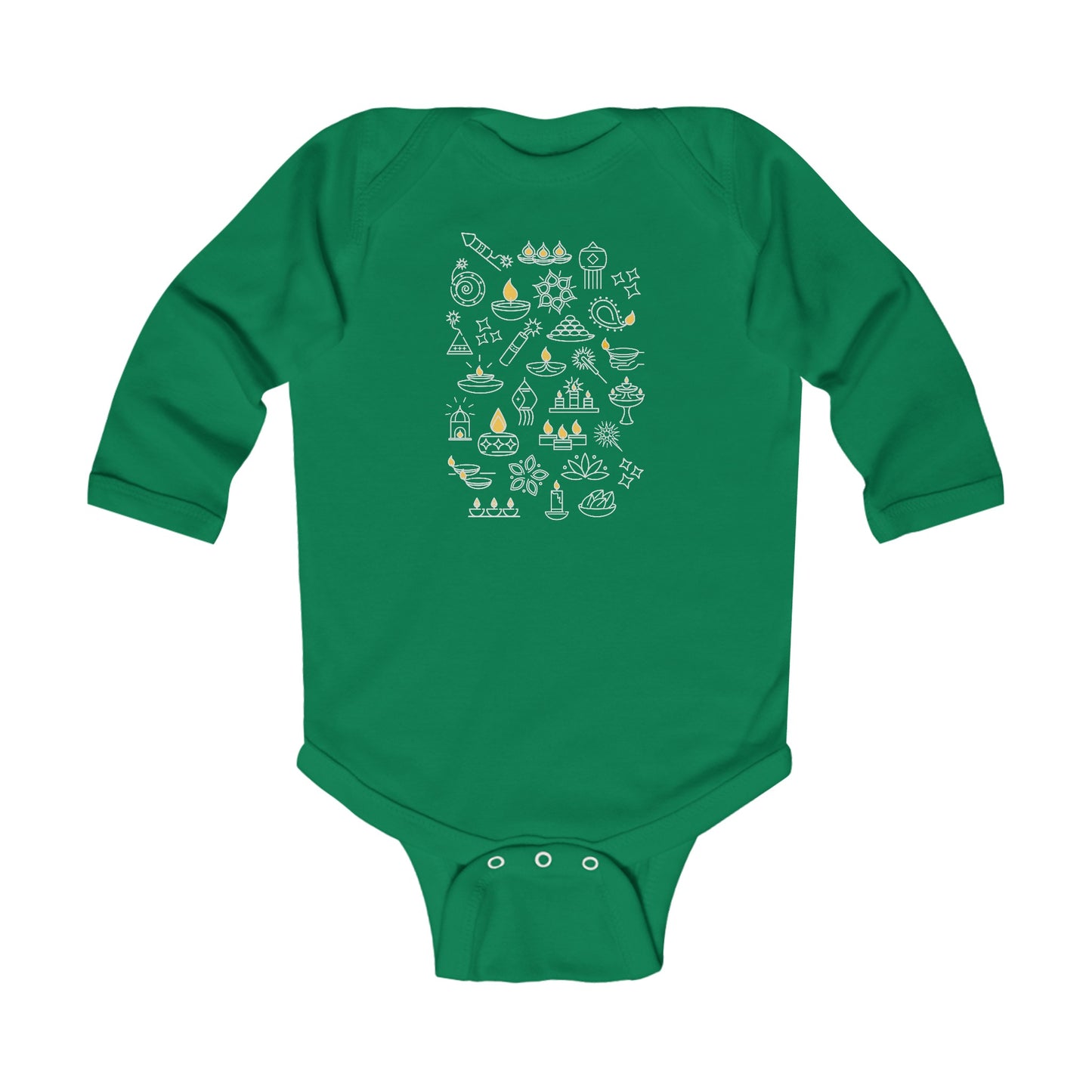 Diwali Diya | Long Sleeve Onesie