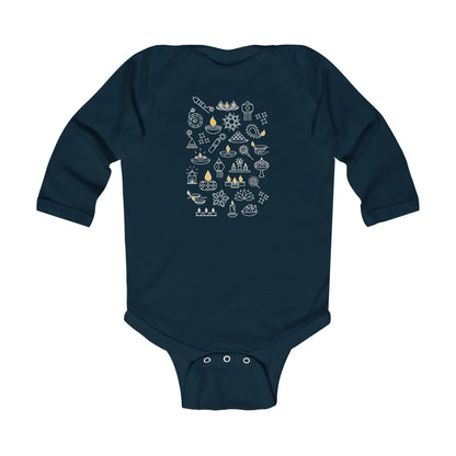 Diwali Diya | Long Sleeve Onesie