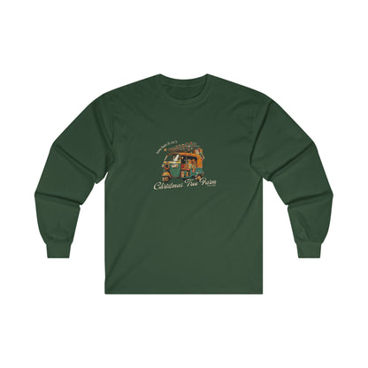 Rickshaw at the Tree Farm | Adult Long Sleeve