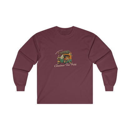 Rickshaw at the Tree Farm | Adult Long Sleeve