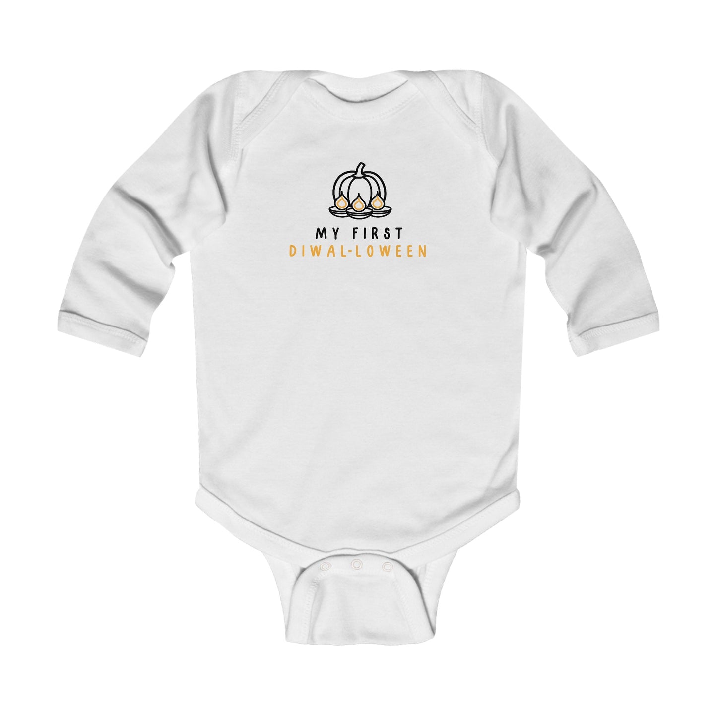 My First Diwal-loween | Long Sleeve Onesie