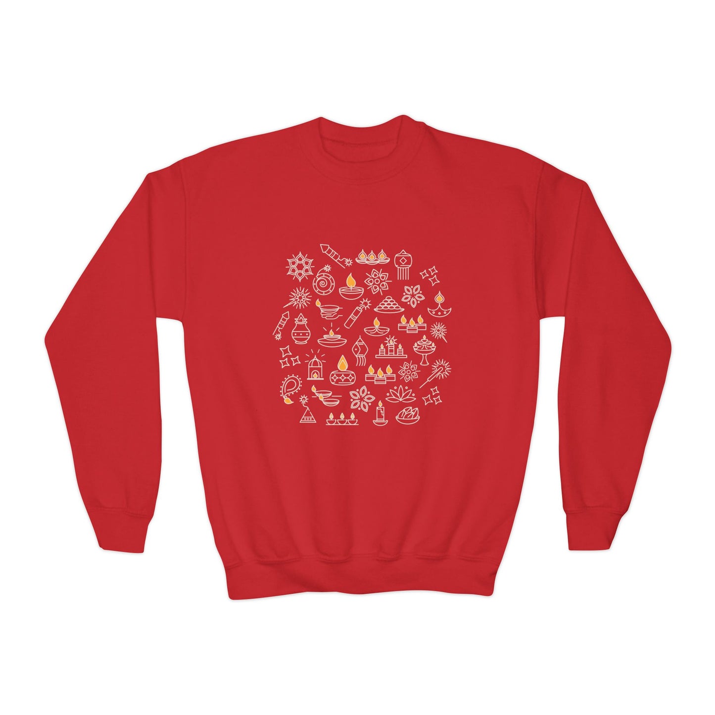 Diwali Diya | Youth Crewneck