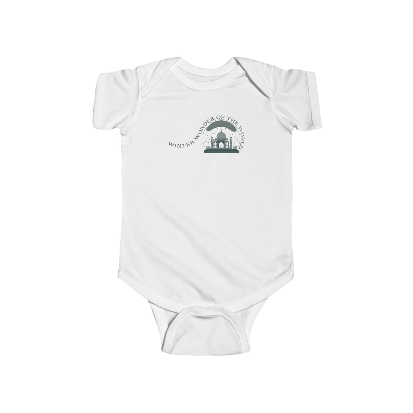 Winter Wonder I Short Sleeve Onesie