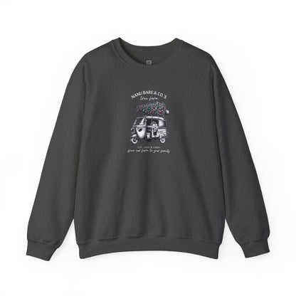 Rickshaw at the Tree Farm II | Adult Sweatshirt