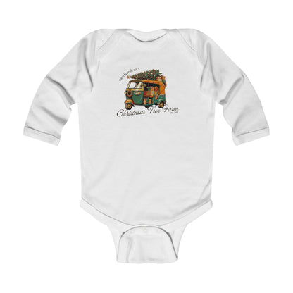 Rickshaw at the Tree Farm | Long Sleeve Onesie