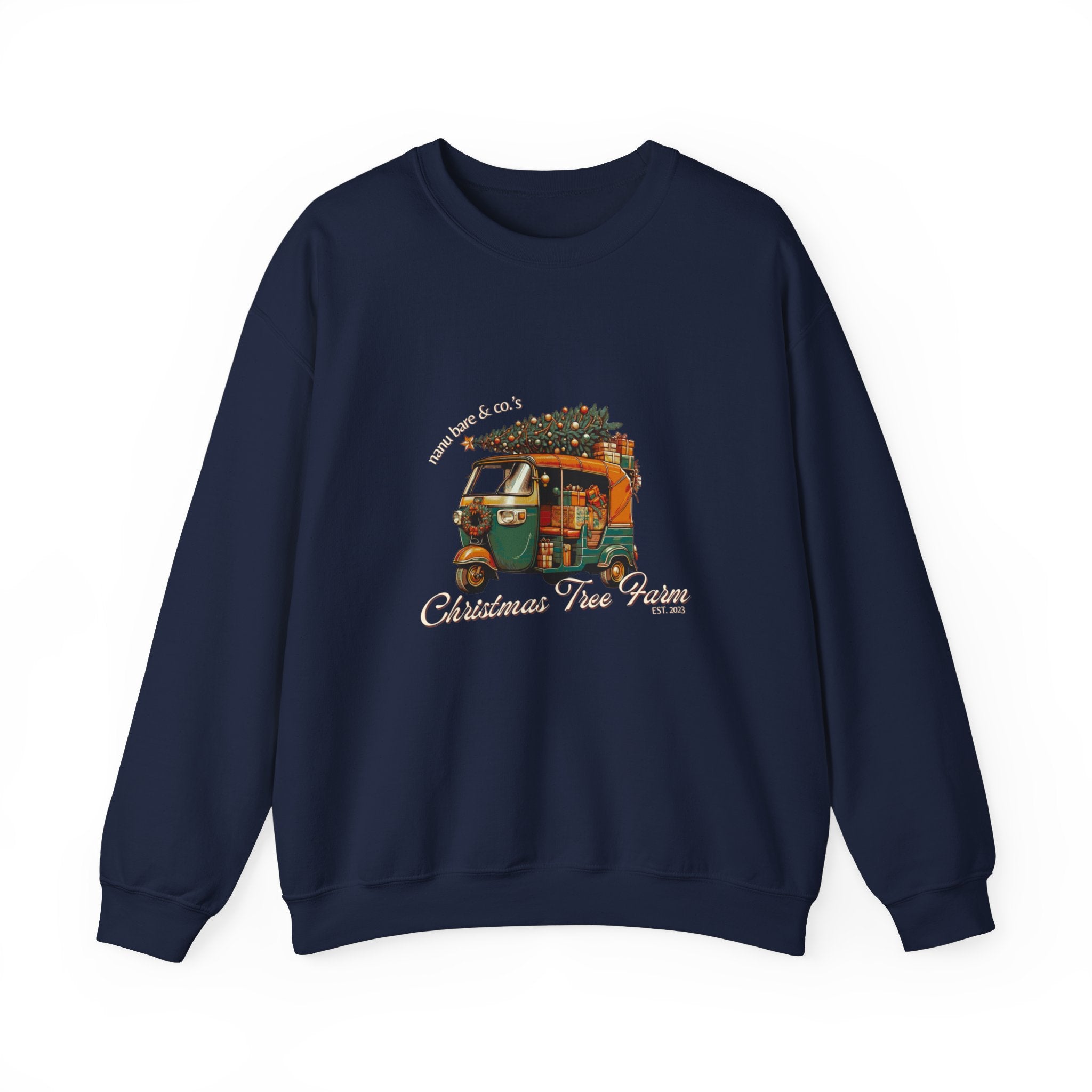 Rickshaw at the Tree Farm | Adult Sweatshirt