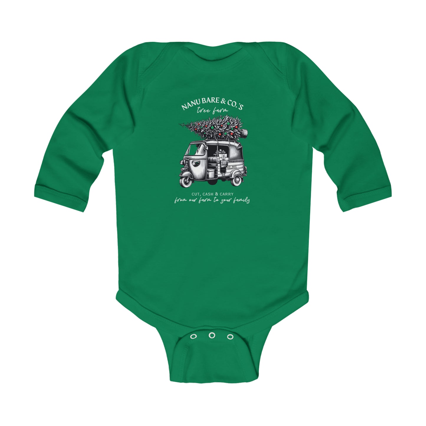 Rickshaw at the Tree Farm II | Infant Onesie