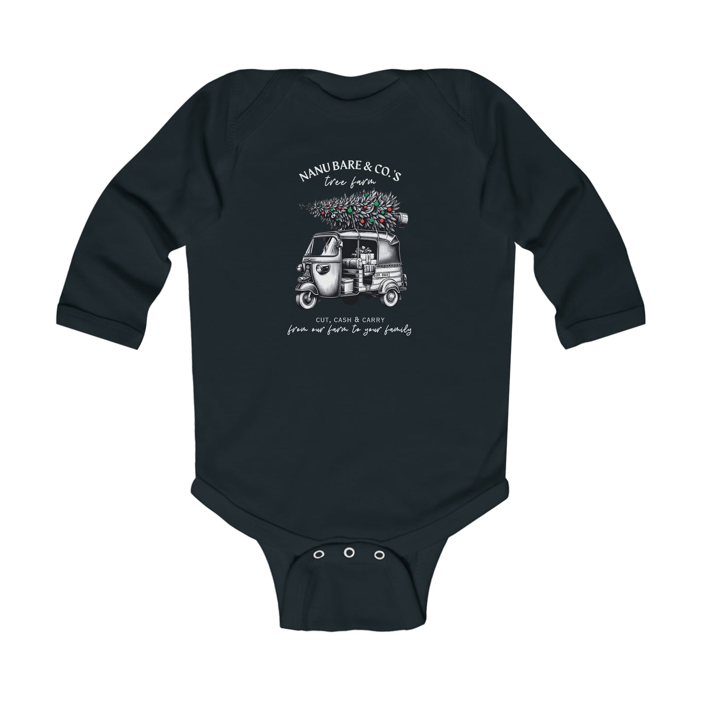 Rickshaw at the Tree Farm II | Infant Onesie