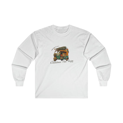 Rickshaw at the Tree Farm | Adult Long Sleeve