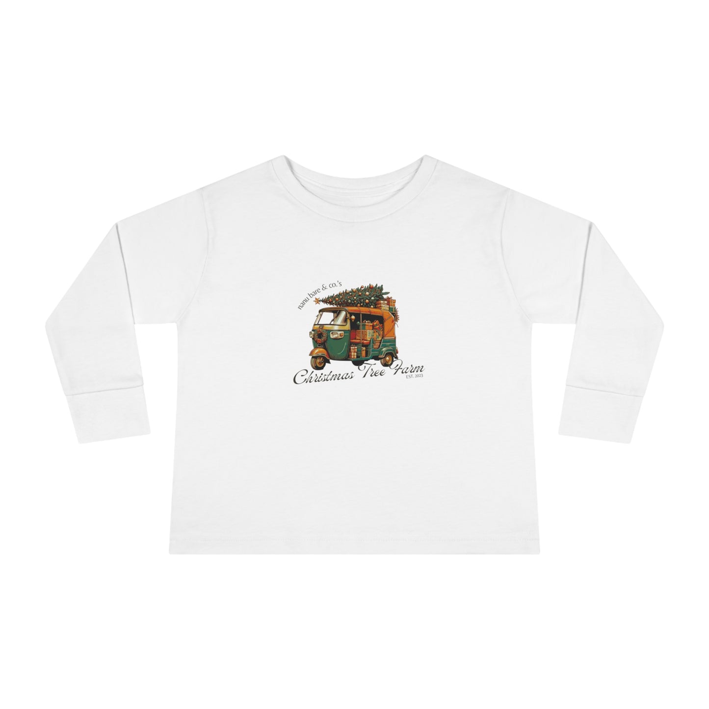 Rickshaw at the Tree Farm | Toddler Long Sleeve