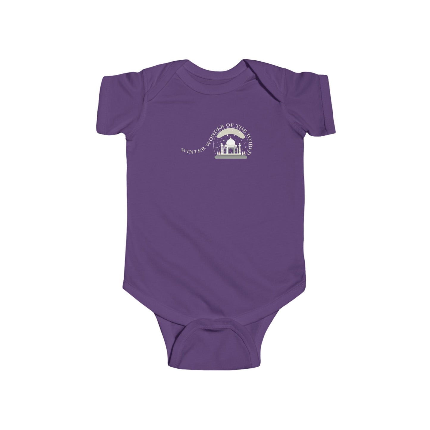 Winter Wonder I Short Sleeve Onesie