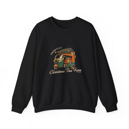 Rickshaw at the Tree Farm | Adult Sweatshirt