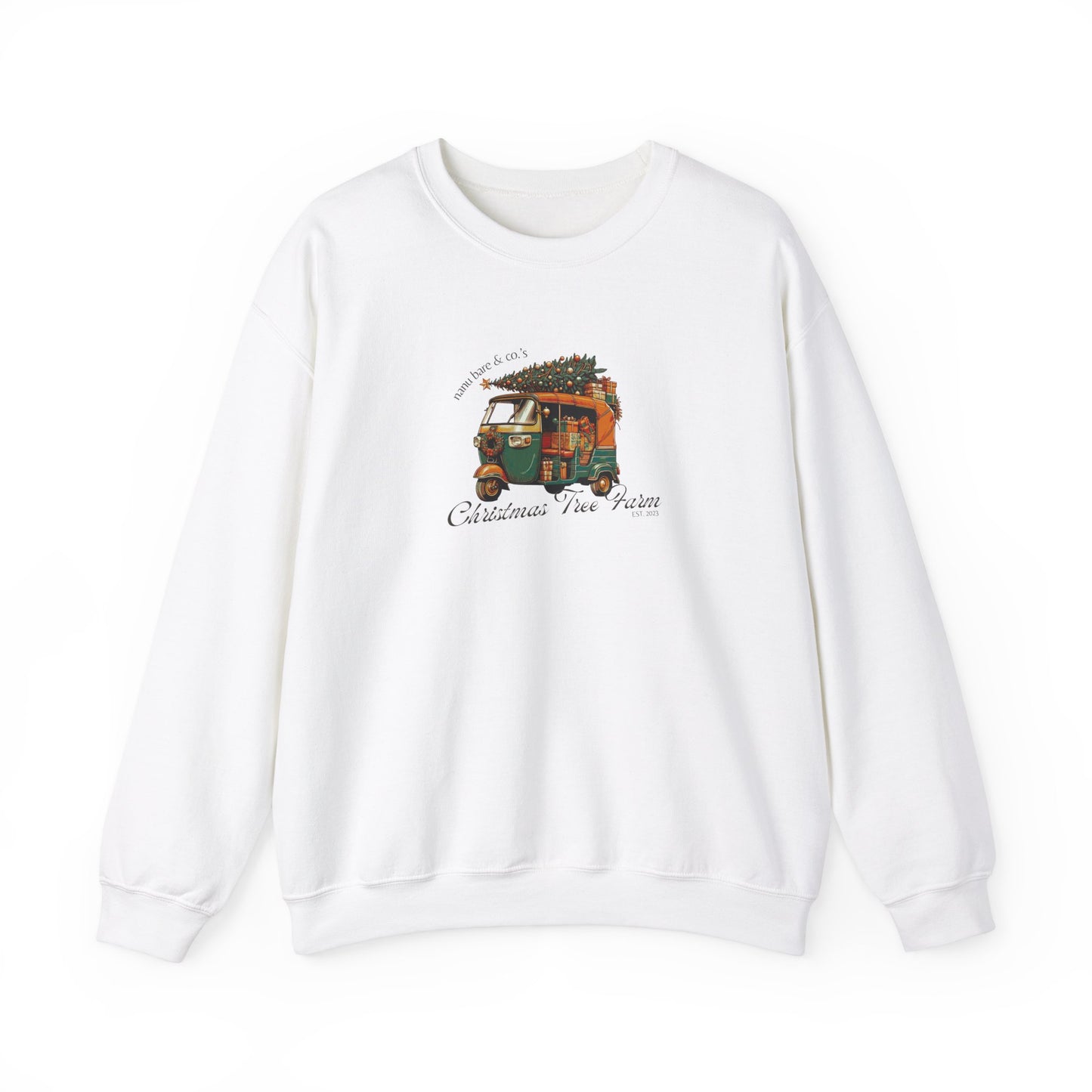 Rickshaw at the Tree Farm | Adult Sweatshirt