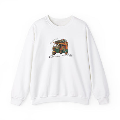 Rickshaw at the Tree Farm | Adult Sweatshirt