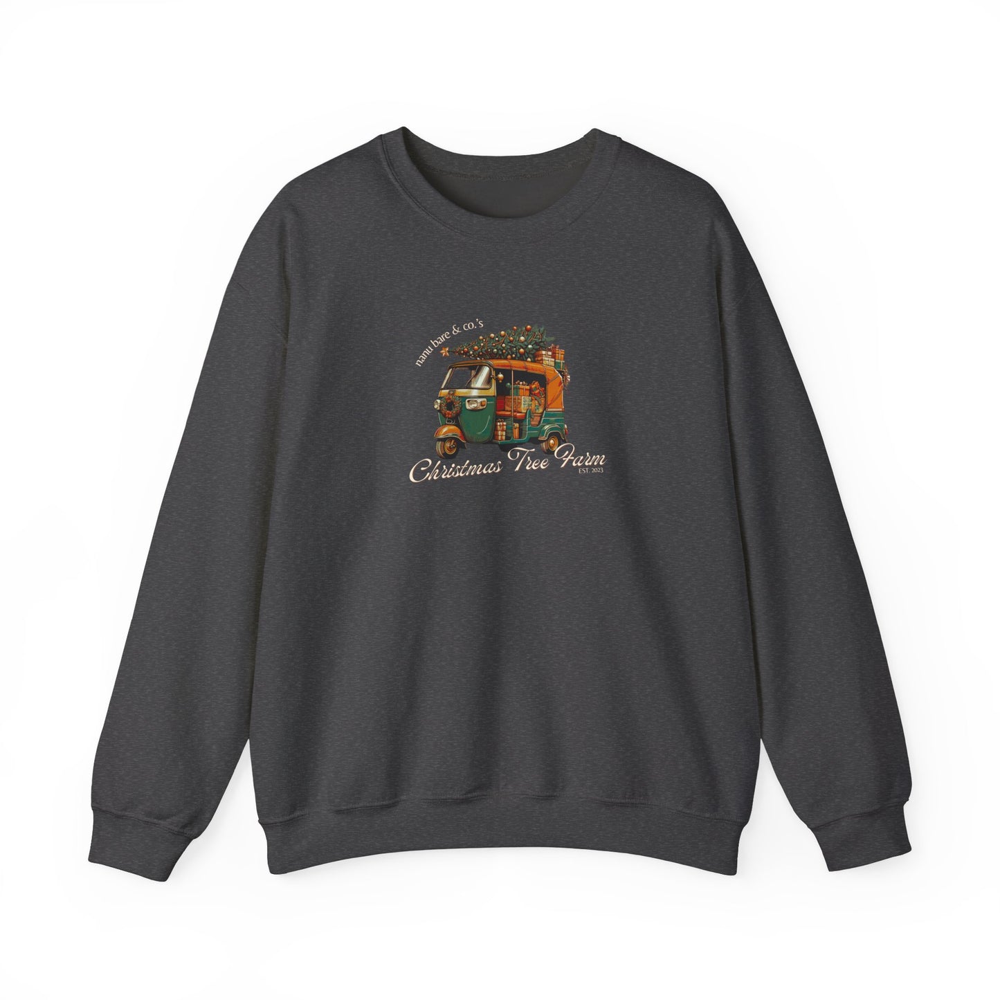 Rickshaw at the Tree Farm | Adult Sweatshirt