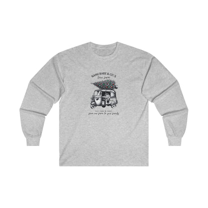 Rickshaw at the Tree Farm II | Adult Long Sleeve