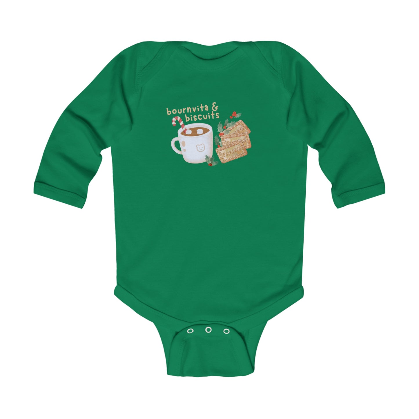 Bournvita & Biscuits | Long Sleeve Onesie