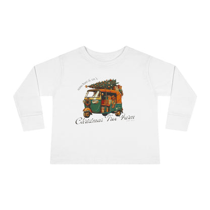 Rickshaw at the Tree Farm | Toddler Long Sleeve