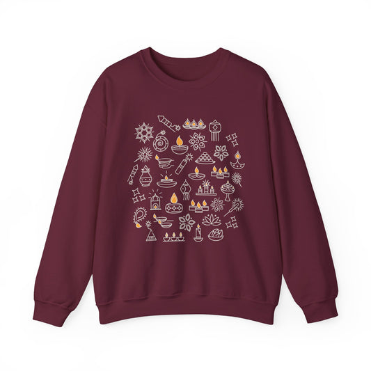 Diwali Diya | Adult Crewneck